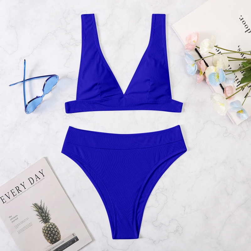 2025 New High-Waisted Bikini Set Hot Sale Sexy Two-Piece Swimsuit for Women_08