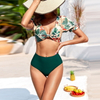 2025 New Metallic High-Waist Fashion Hot-Selling Bikini Tiktok Aliexpress Swimwear