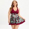 New European Big Size Women's Bikini Swimwear with Boyshorts