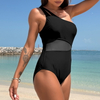 2025 New One-Shoulder One-Piece Swimsuit - Sexy European Style Sporty Bikini