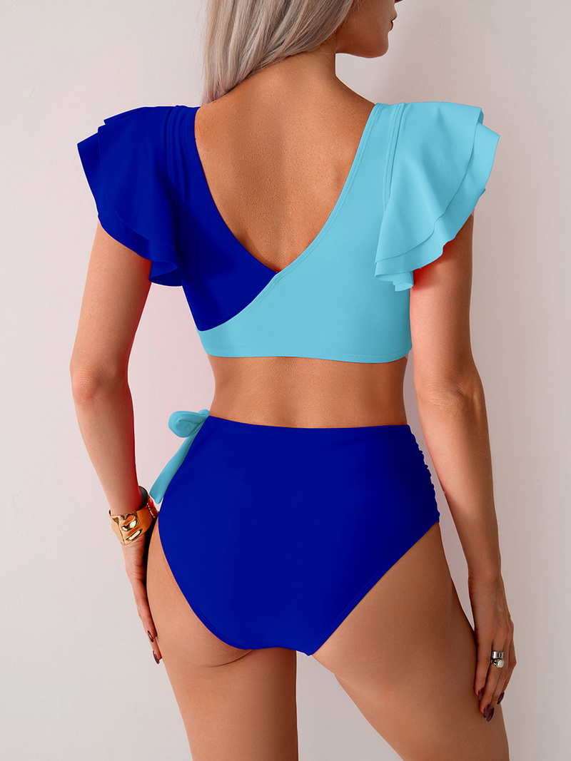 2025 High-Waisted Two-Piece Bikini - European Style Swimwear_06