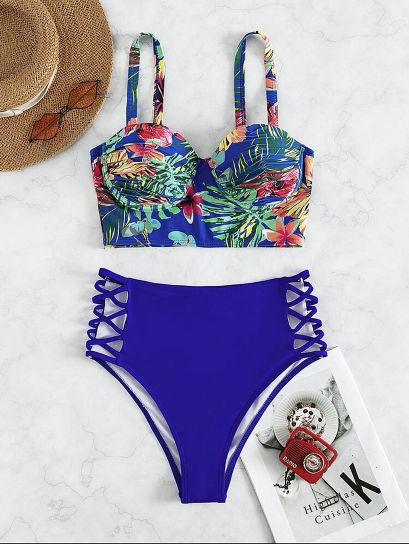 Sexy Underwire Printed Bikini - Hot Seller Two-Piece Wholesale Swimwear_07