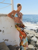 2025 Chic Leopard Print Bikini With Cut-Out Design And Fashionable Long Dress