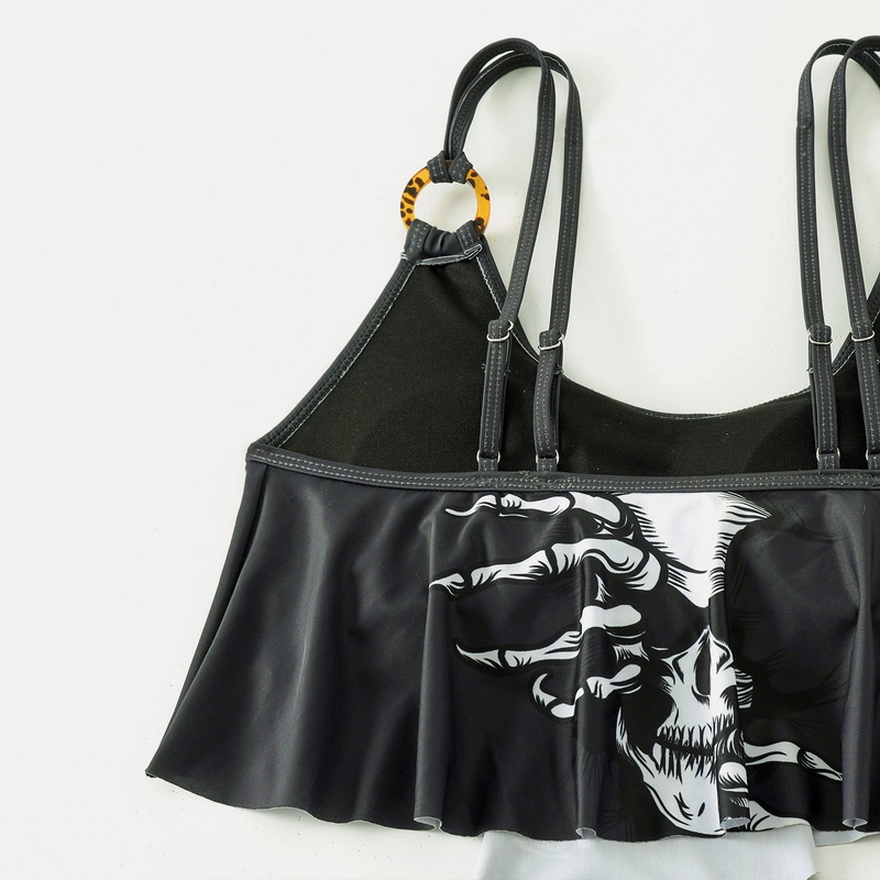 Sexy Solid Color Cutout Bikini - Pure Desire Beach Swimsuit_9