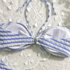 Sexy Striped Two-Piece Bikini - Beach Vacation Women's Swimwear