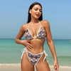 2025 New Sexy Backless Three-Piece Bikini for Women - Ins Style European Swimwear