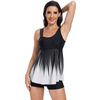 2025 New European Swimsuit for Women - Tankini Skirt Set with Boyshorts In Stock