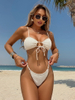 2025 High-End Three-Piece Sexy Bikini Set For Women European Beach Style