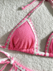 Solid Color Ins Style Bikini Swimwear For Women Sexy Beachwear