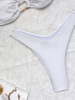 2025 Halter Tie Bikini Set Sexy Low Waist Two-Piece Swimsuit In Stock