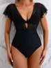 2025 European Style Sexy Triangle Bikini Set - Two-Piece and One-Piece Combo