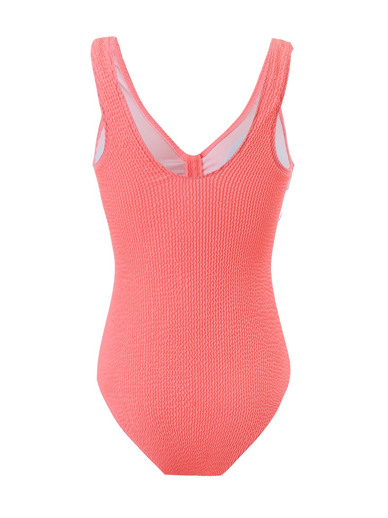 2025 New European Solid One-Piece Swimsuit With Sexy Tight Fit Bikini Style_10
