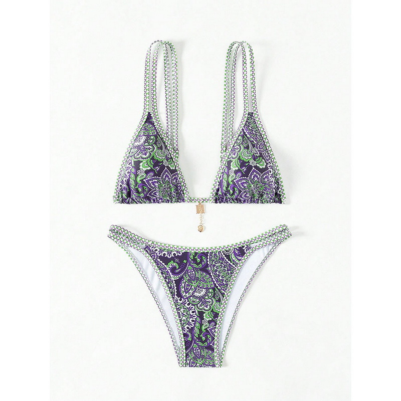 2025 New Bikini &ndash; Sexy Backless Printed Strappy Two-Piece Swimsuit_21