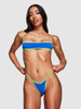 New Western Style Bikini – Sexy Bandeau High Cut Twist Front Swimsuit