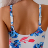 New Western Style One-Piece Swimsuit – Printed Tight Fit Skirted Swimwear