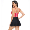 New Plus Size Two-Piece Swimsuit - European Modest Boyshort Bikini Set