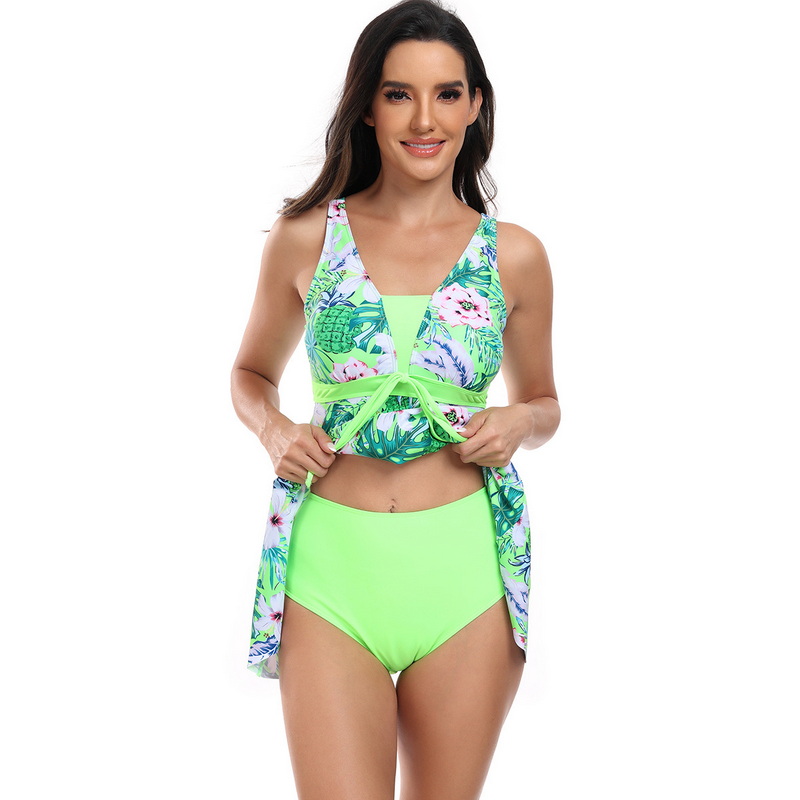 New Modest Swimsuit for Women - European Style Two-Piece Swimwear_17