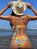 Sexy Floral One-Piece Bikini - Women's Swimwear New Arrival