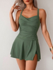 2025 Two-Piece Plus Size Swimsuit - Skirted European Style for Hot Springs