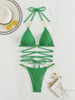 Sexy Solid Color Bikini - Perfect Curves Beach Swimwear