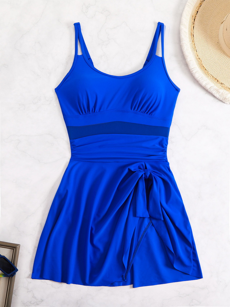 2025 One-Piece Skirted Swimsuit - European Women's Swimwear In Stock_21