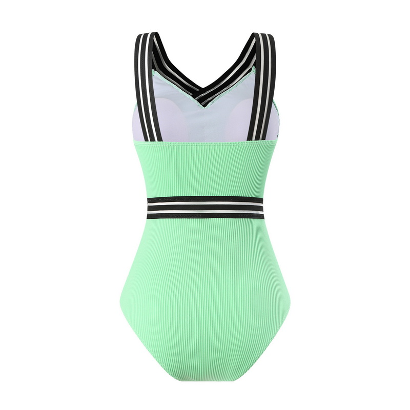 New European One-Piece Swimsuit for Women - Sports Quick-Dry Bikini with Webbing Straps_28