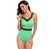 New European One-Piece Swimsuit for Women - Sports Quick-Dry Bikini with Webbing Straps