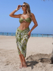 2025 Three-Piece Floral Bikini Swimwear For Women Vacation Hot Springs