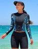 2025 Long Sleeve Boxer Bikini Set For Women Beachwear European Style
