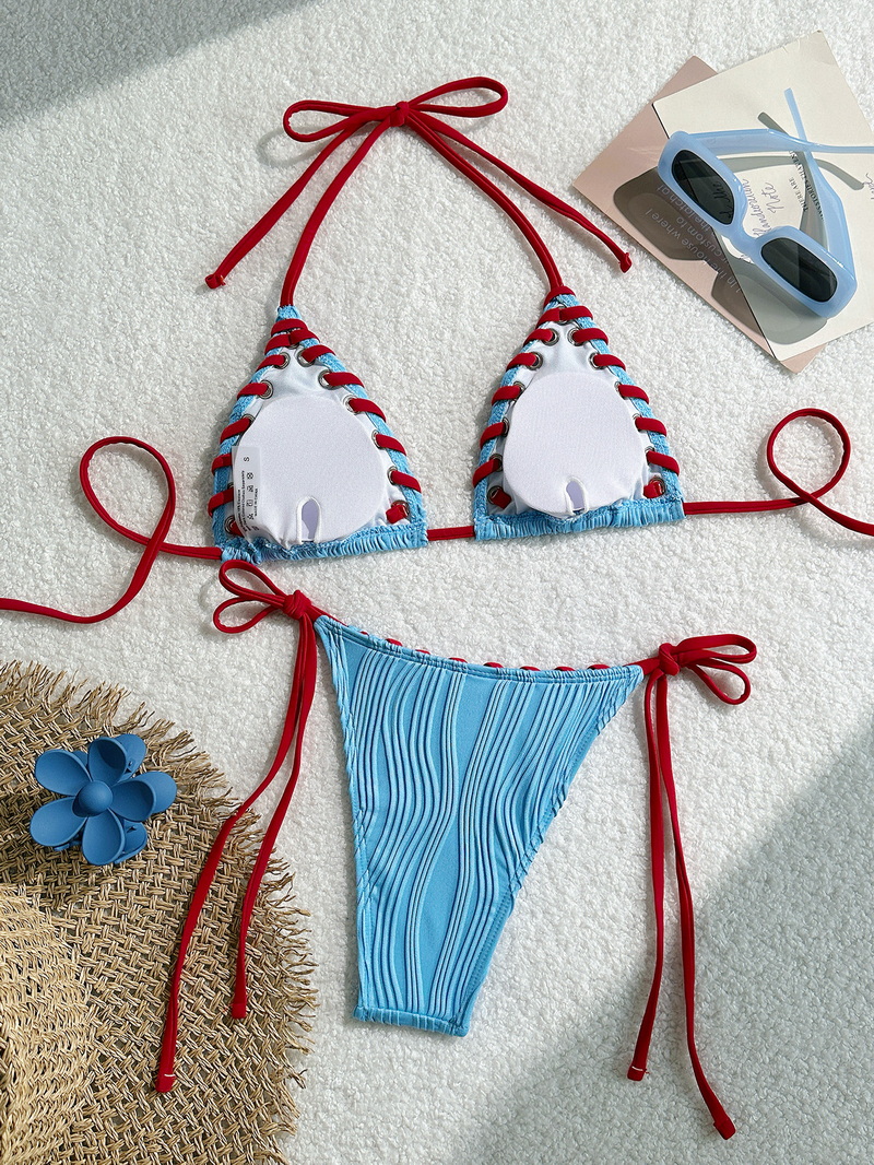 Summer Sexy Solid Color Bikini - INS Style Women's Vacation Swimwear_5_33