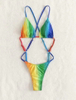 Colorful Tie One-Piece Bikini - INS Style Hot Seller