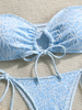 New Hot-Selling Solid Color Towel Bikini Set - Sexy, Skin-Brightening Two-Piece Swimsuit