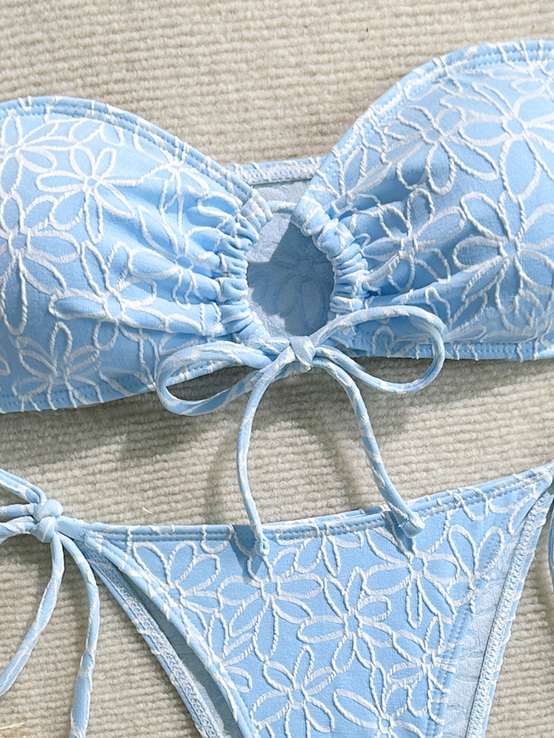 New Hot-Selling Solid Color Towel Bikini Set - Sexy, Skin-Brightening Two-Piece Swimsuit