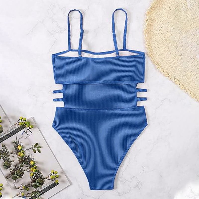 2025 New Solid Color Slimming Tummy Control Backless One-Piece Swimsuit for Women_32