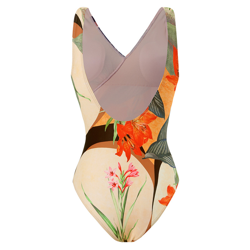 2025 New Printed One-Piece Two-Piece Beach Skirt Multi-Wear Swimwear_08
