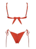 New Solid Color Tie Bikini – Underwire Sexy Two-Piece Swimsuit for Women