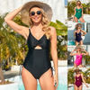 New One-Piece Women's Swimsuit European Hollow Out Bikini Swimwear
