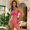2025 New Beaded Tie Three-Piece Bikini Set Hot-Selling Bikini Swimwear